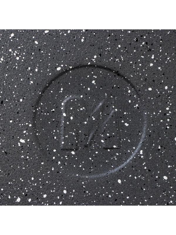 Сковорода «Гранит», d=28 см, пластиковая ручка, антипригарное покрытие, цвет серый