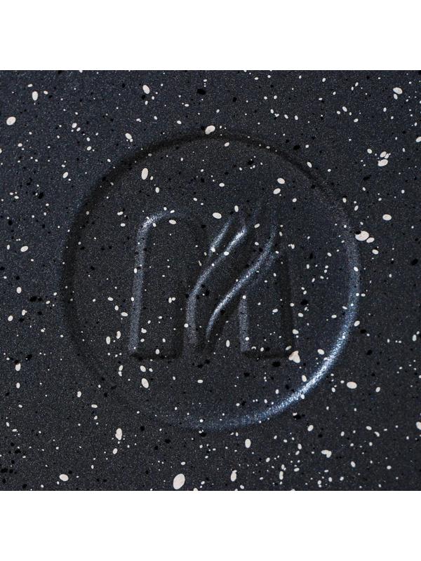 Сковорода-ВОК «Гранит», d=28 см, пластиковая ручка, антипригарное покрытие, цвет серый