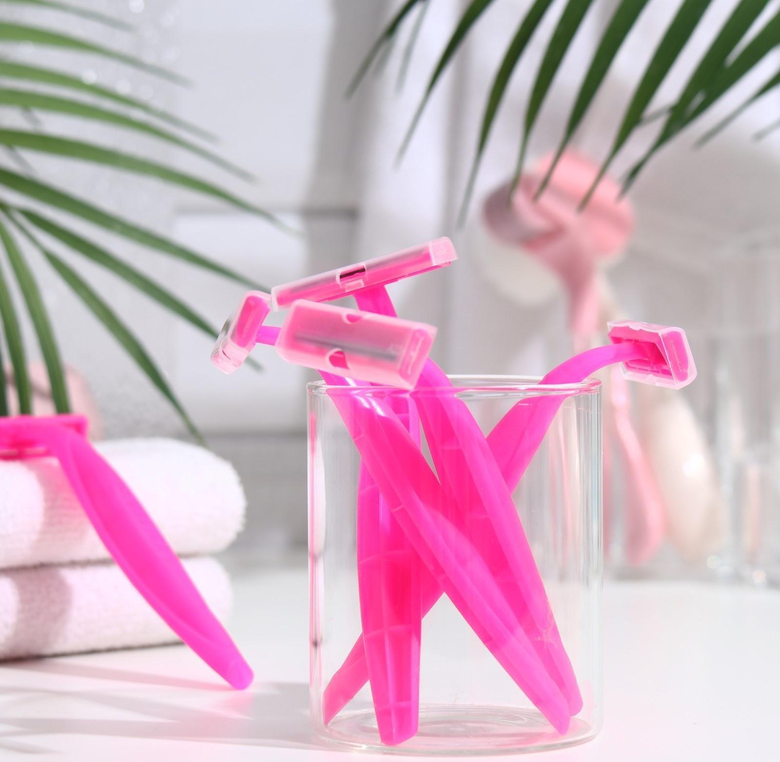 Бритвенные станки одноразовые Rapira Berry, 2 лезвия, 5 шт