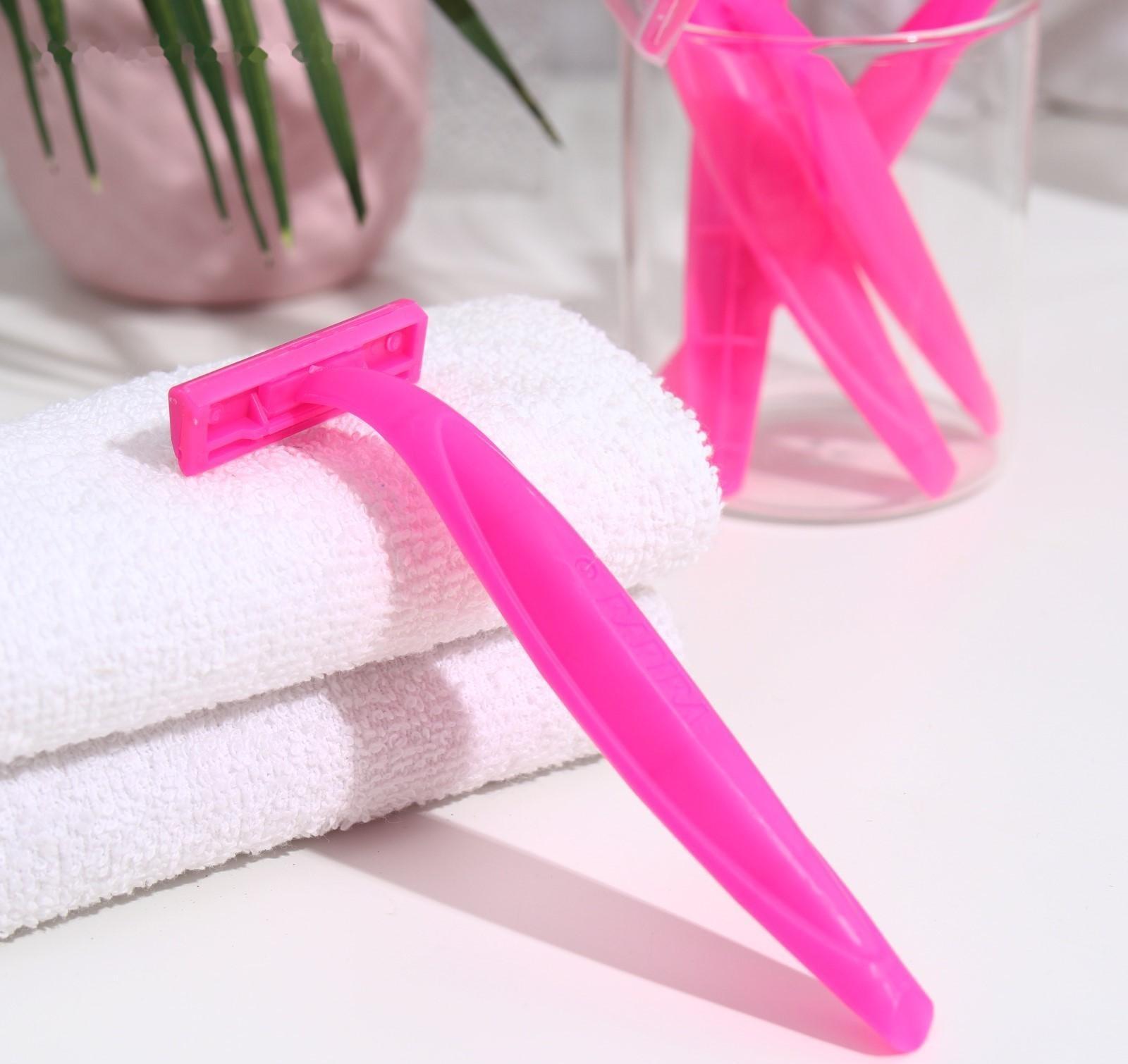 Бритвенные станки одноразовые Rapira Berry, 2 лезвия, 5 шт