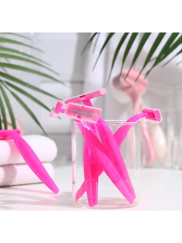 Бритвенные станки одноразовые Rapira Berry, 2 лезвия, 5 шт