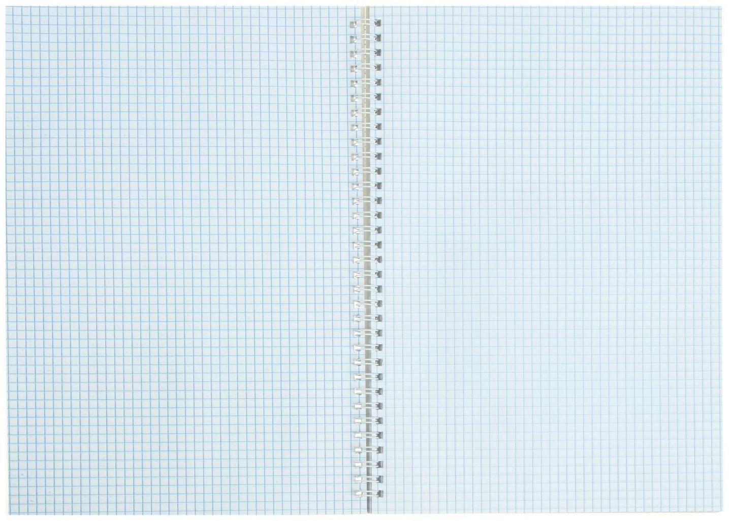 Тетрадь А4, 96 листов в клетку на гребне 