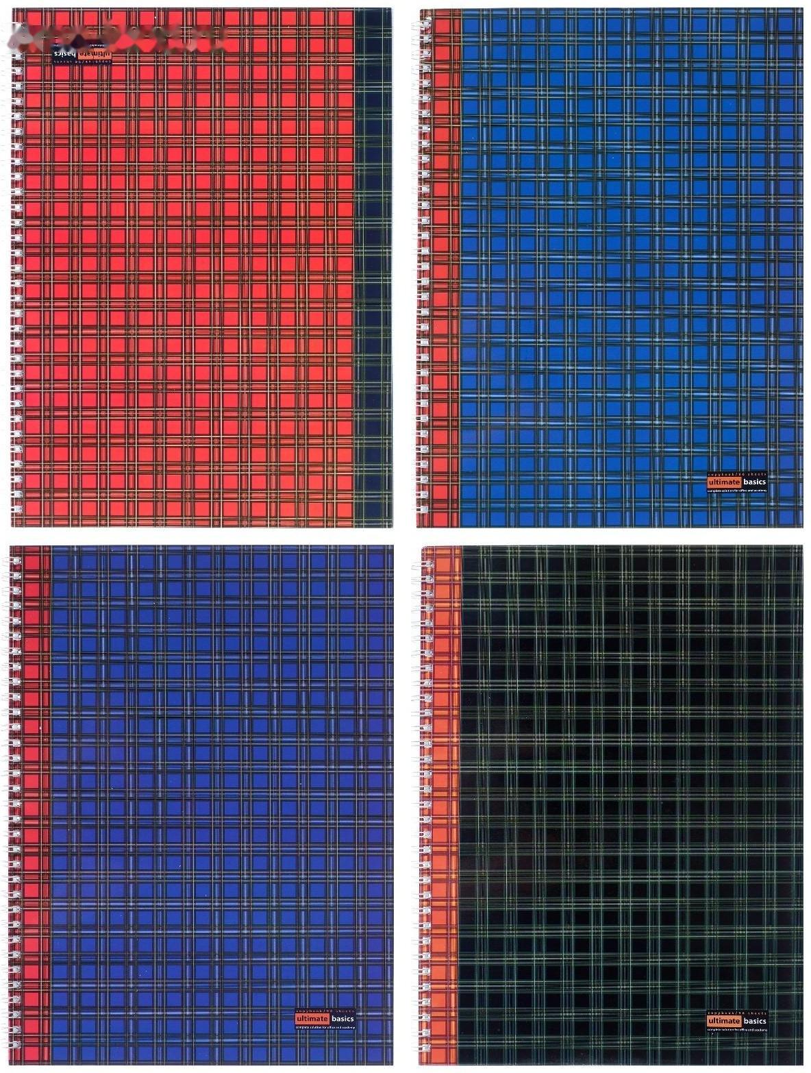 Тетрадь А4, 96 листов в клетку на гребне 