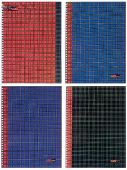 Тетрадь А4, 96 листов в клетку на гребне 