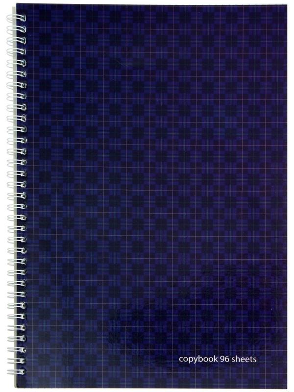 Тетрадь А4, 96 листов в клетку на гребне 