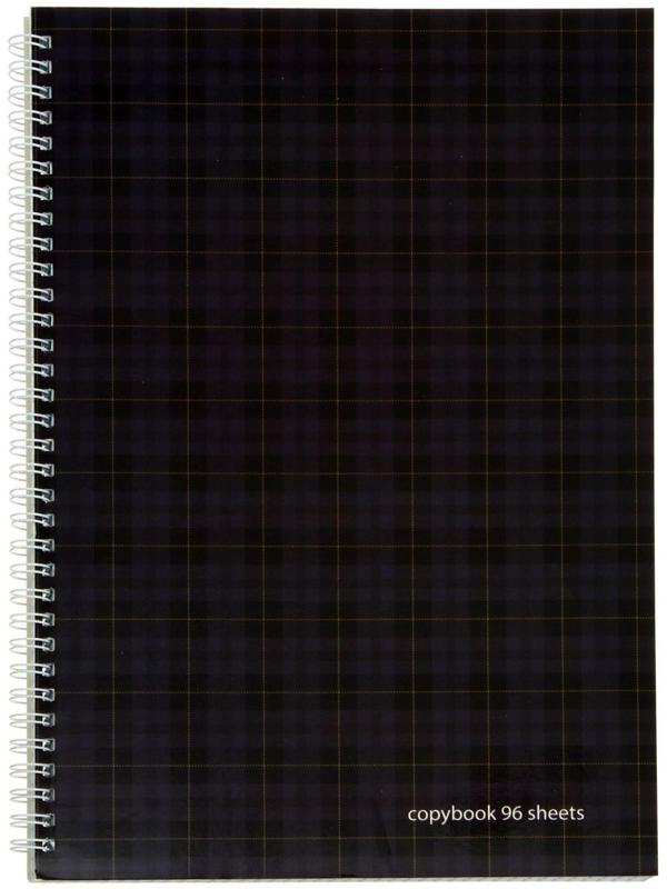 Тетрадь А4, 96 листов в клетку на гребне 
