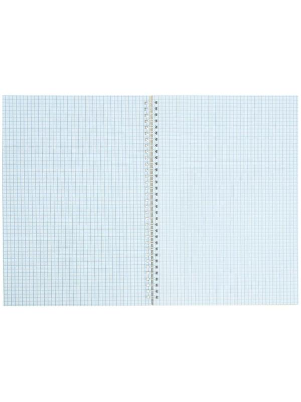 Тетрадь А4, 96 листов в клетку на гребне 