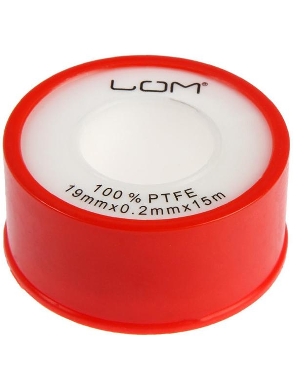 Лента ФУМ ЛОМ 19 мм x 0.2 мм x 15 м