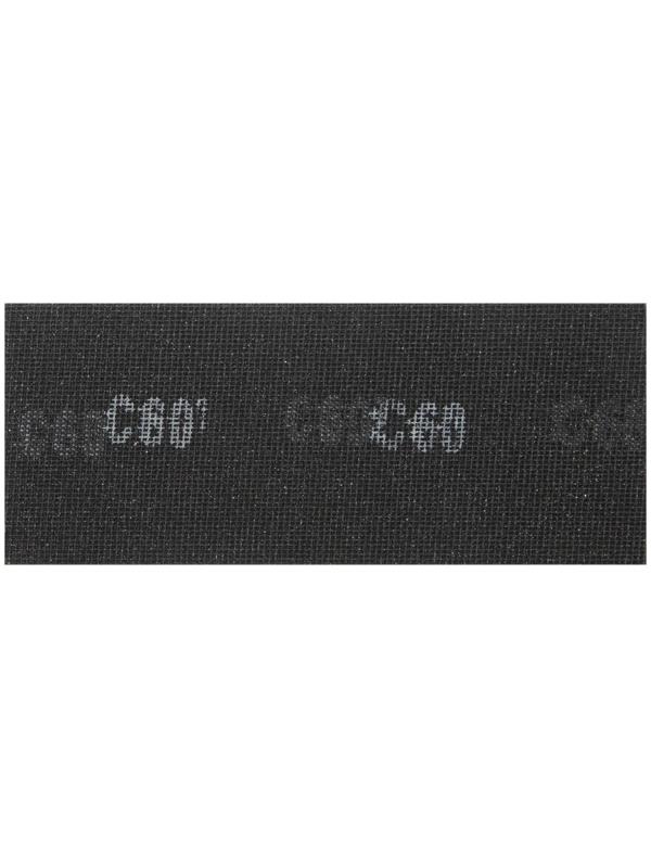 Сетка абразивная ТУНДРА PRO, водостойкая, карбид кремния, 115 х 280 мм, Р60, 5 шт.