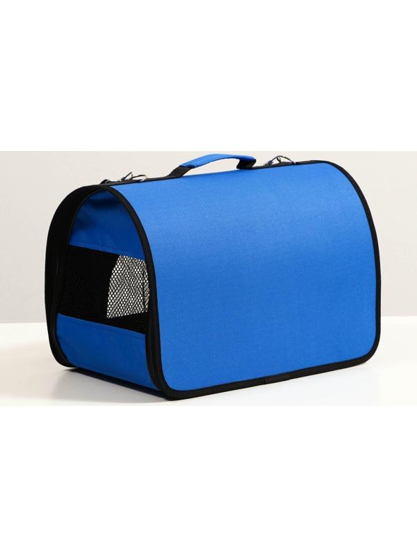 Сумка-переноска с 2 входами, 40 х 25 х 28 см, синяя