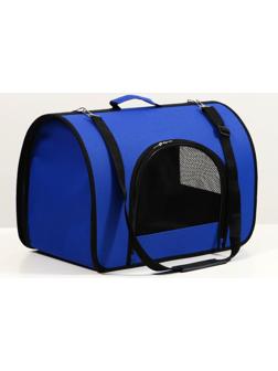 Сумка-переноска с 2 входами, 49 х 30 х 35 см, синяя