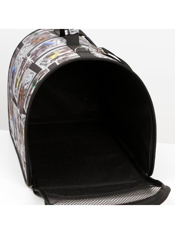 Сумка-переноска с принтом собачки, 31 х 20,5 х 23 см, микс цветов