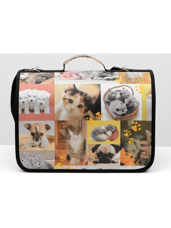 Сумка-переноска с принтом, 40 х 25 х 28 см микс