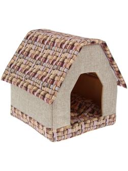 Дом с 3D-крышей 39 х 39 х 43 см, микс цветов