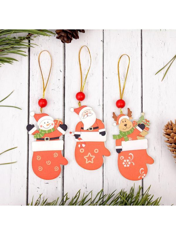 Подвеска новогодняя «Варежка с сюрпризом», МИКС, односторонняя