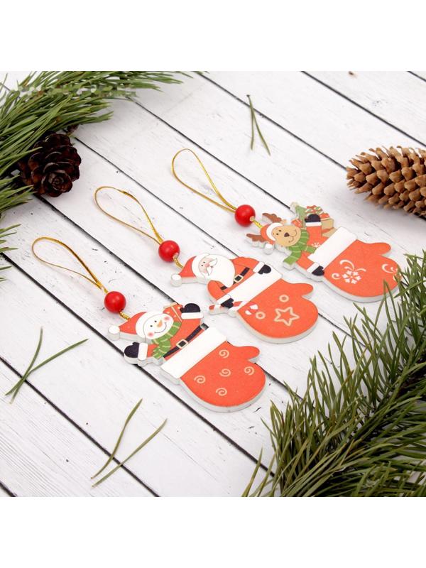 Подвеска новогодняя «Варежка с сюрпризом», МИКС, односторонняя