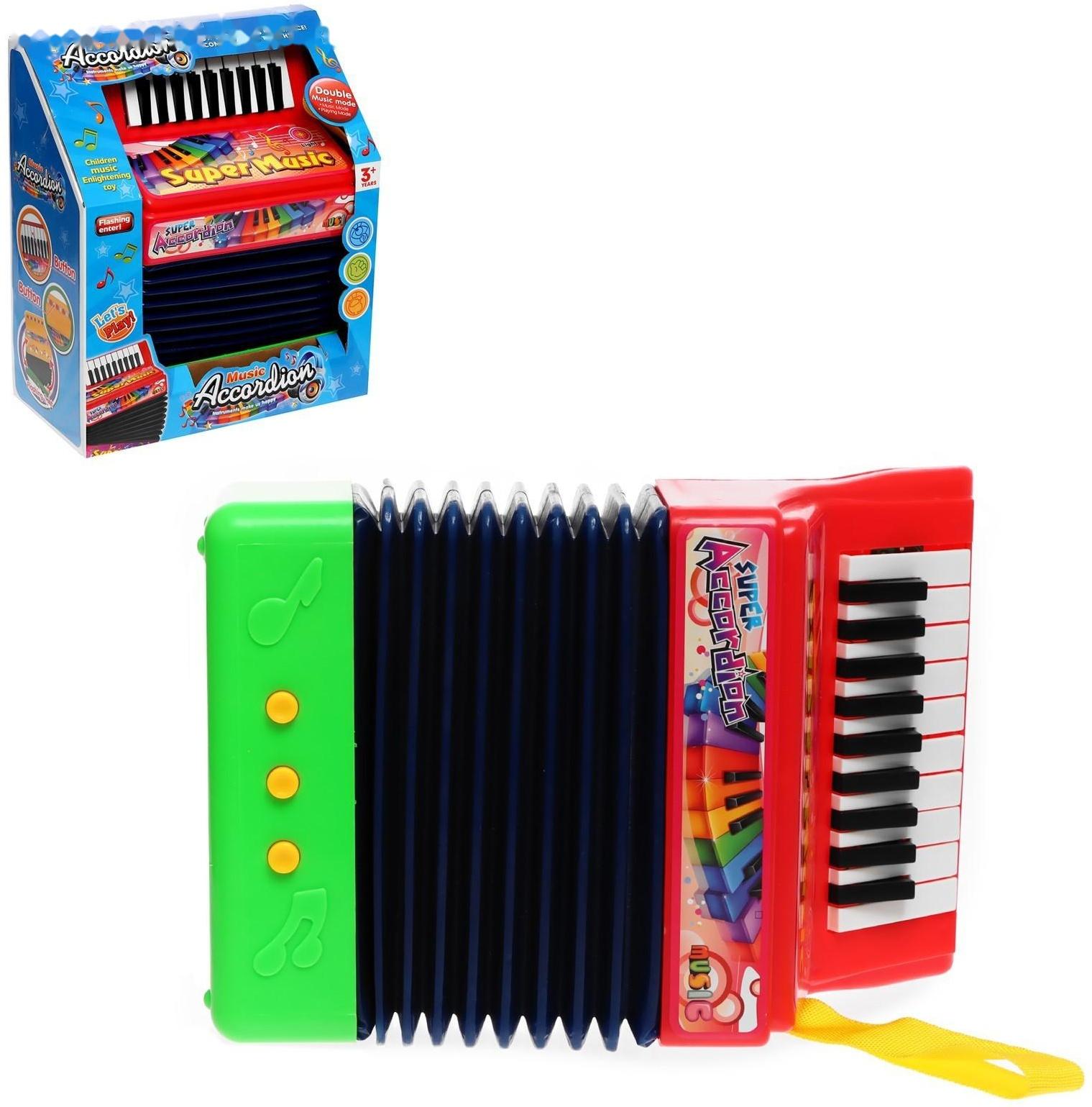 Музыкальная игрушка «Гармонь», звуковые эффекты, МИКС