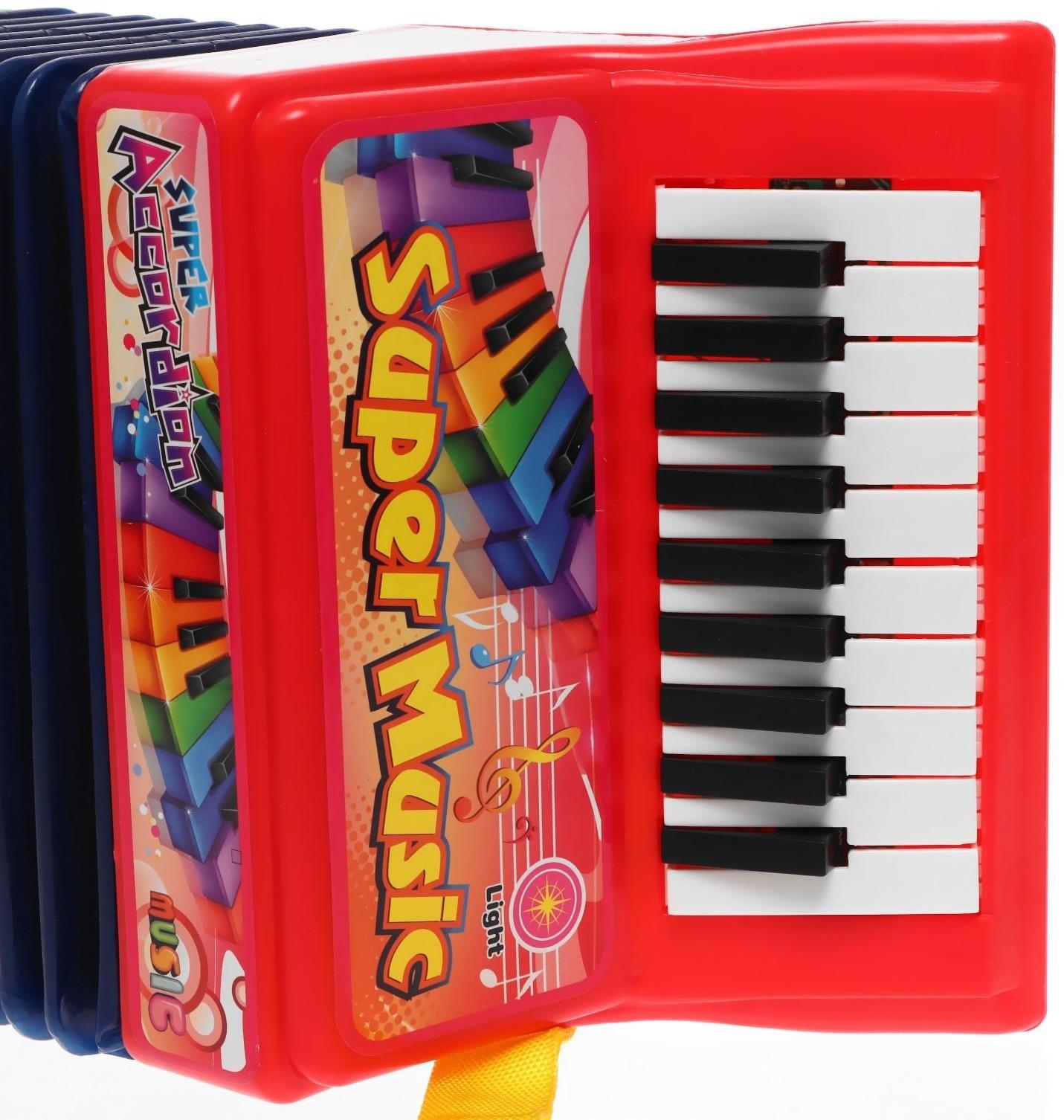 Музыкальная игрушка «Гармонь», звуковые эффекты, МИКС