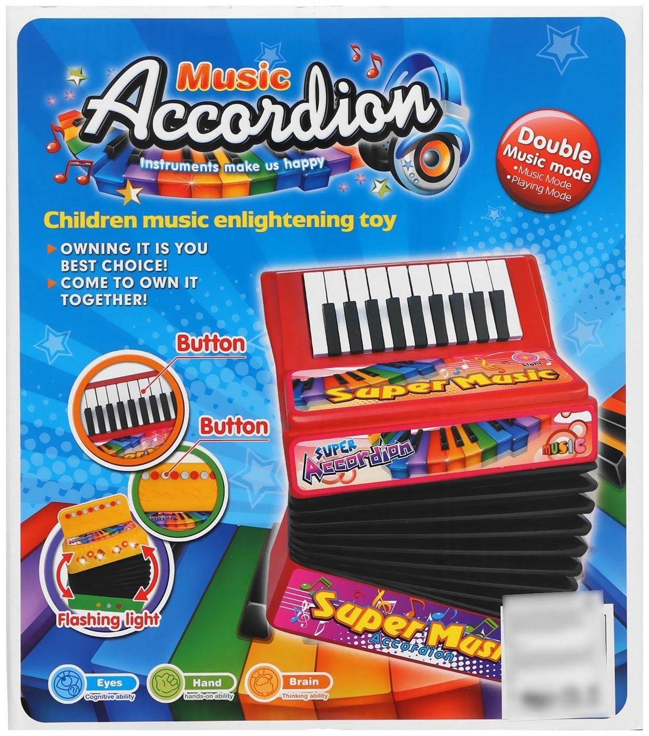 Музыкальная игрушка «Гармонь», звуковые эффекты, МИКС