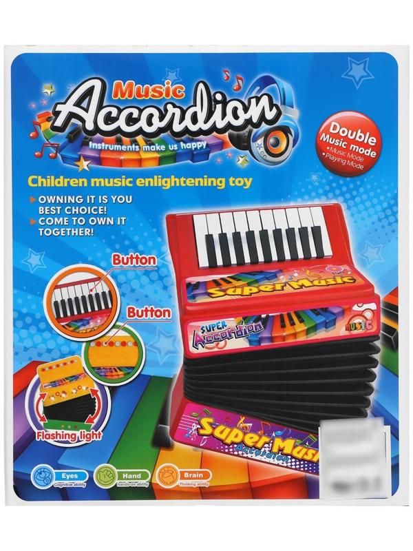 Музыкальная игрушка «Гармонь», звуковые эффекты, МИКС