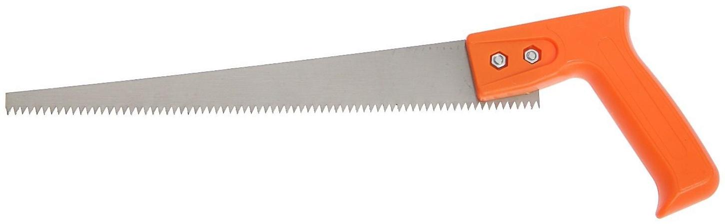 Ножовка по дереву ЛОМ, выкружная, пластиковая рукоятка, 7-8 TPI, 300 мм