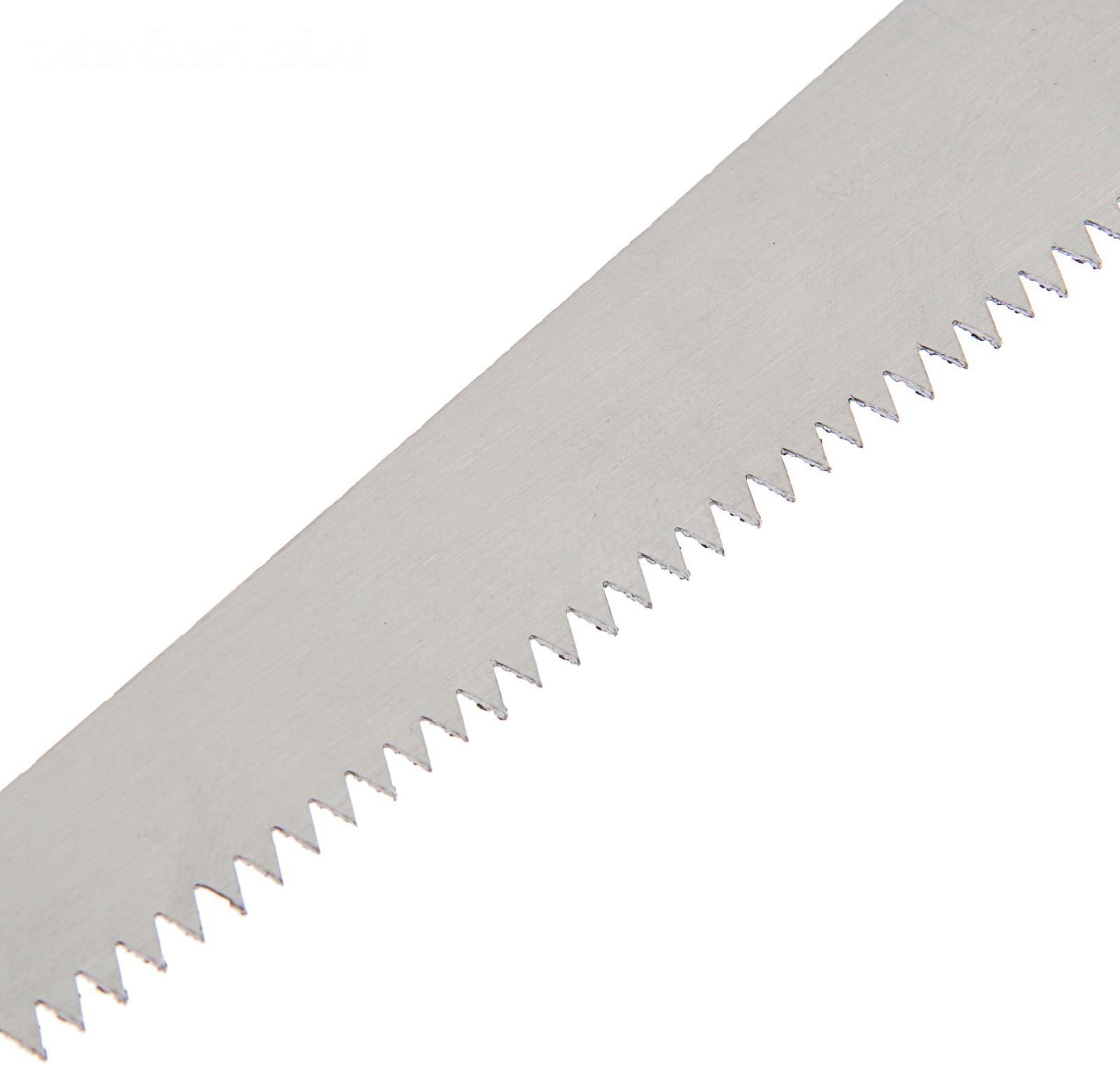 Ножовка по дереву ЛОМ, выкружная, пластиковая рукоятка, 7-8 TPI, 300 мм