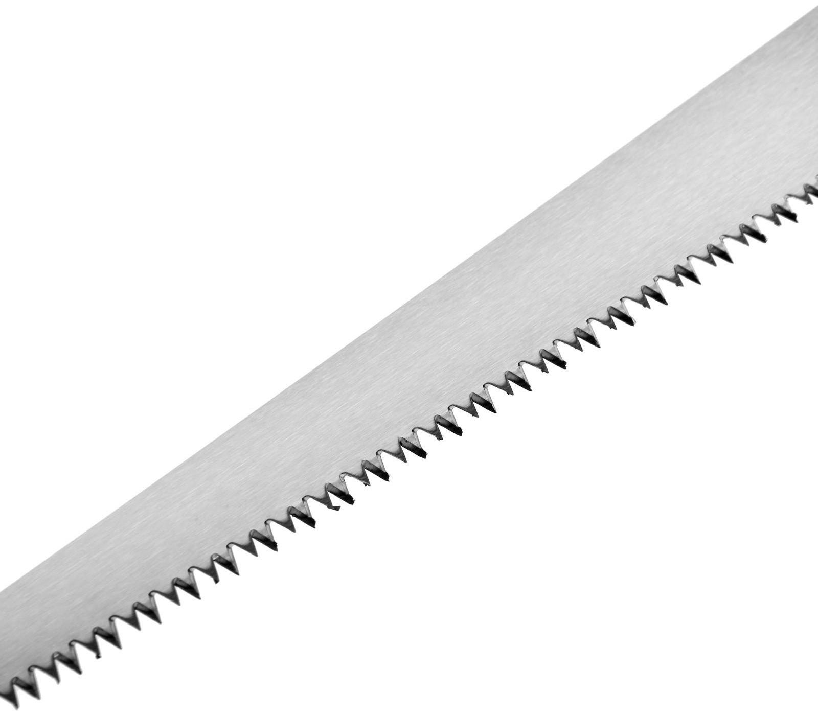 Ножовка по дереву ТУНДРА, выкружная, зуб каленый, 2D заточка, 2К рукоятка, 300 мм