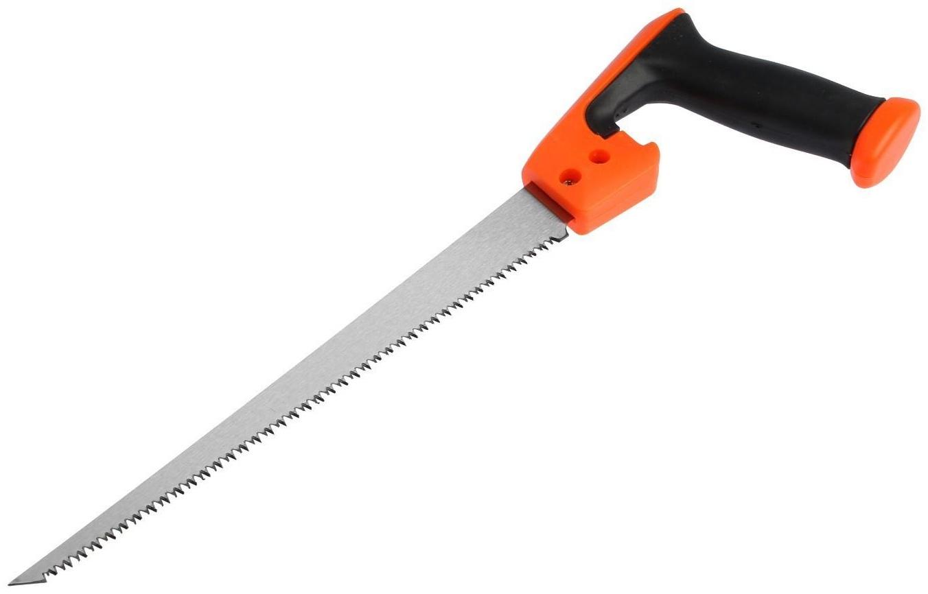 Ножовка по дереву ТУНДРА, выкружная, зуб каленый, 2D заточка, 2К рукоятка, 300 мм