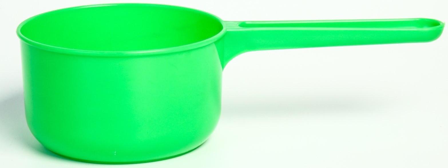 Ковш для купания и мытья головы, детский банный ковшик, хозяйственный  0,75 л, цвет МИКС