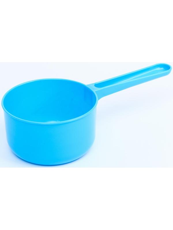 Ковш для купания и мытья головы, детский банный ковшик, хозяйственный  0,75 л, цвет МИКС