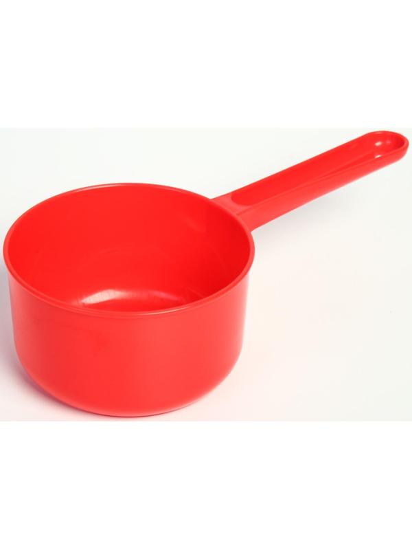 Ковш для купания и мытья головы, детский банный ковшик, хозяйственный  0,75 л, цвет МИКС