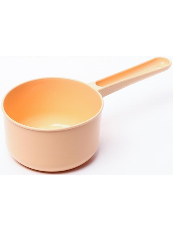 Ковш для купания и мытья головы, детский банный ковшик, хозяйственный  0,75 л, цвет МИКС