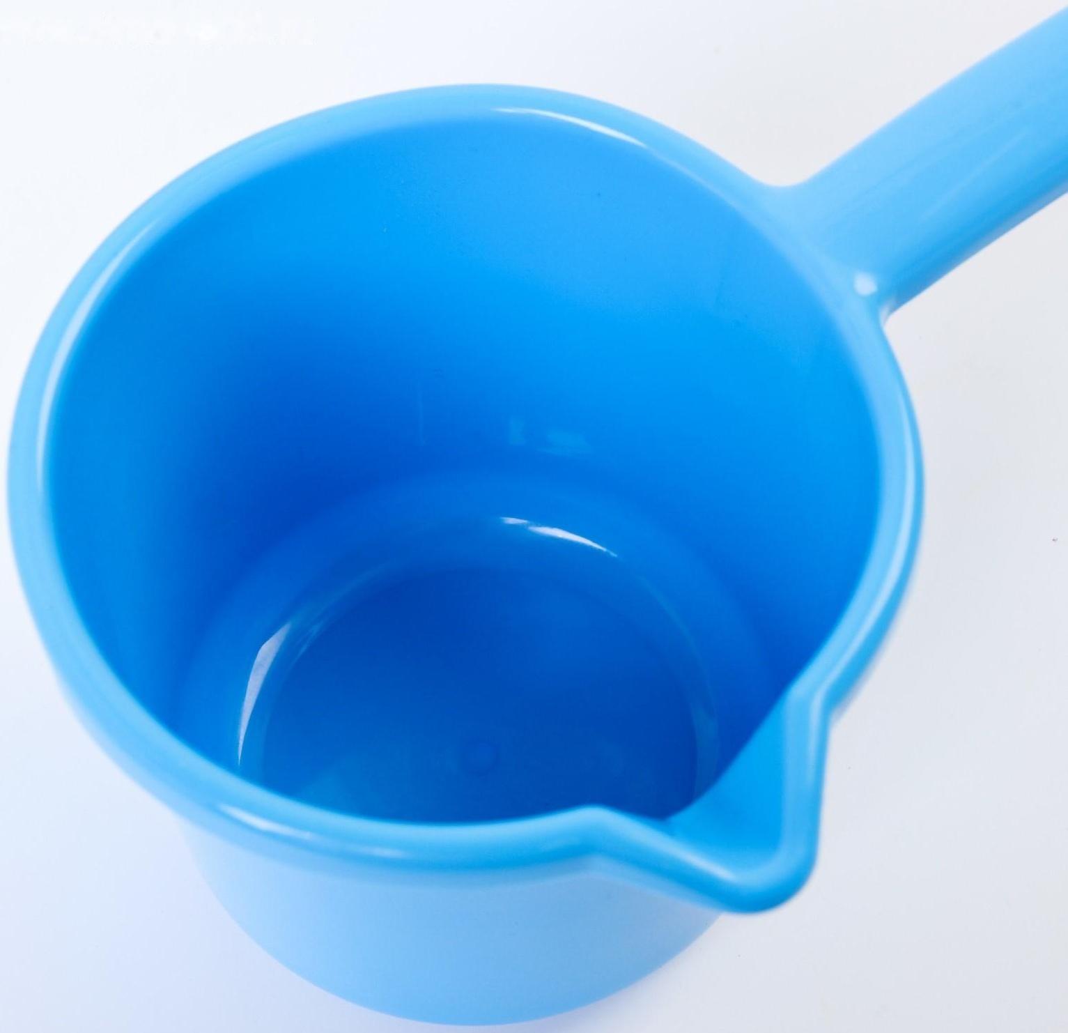 Ковш для купания и мытья головы, детский банный ковшик, хозяйственный 1,3 л, цвет МИКС