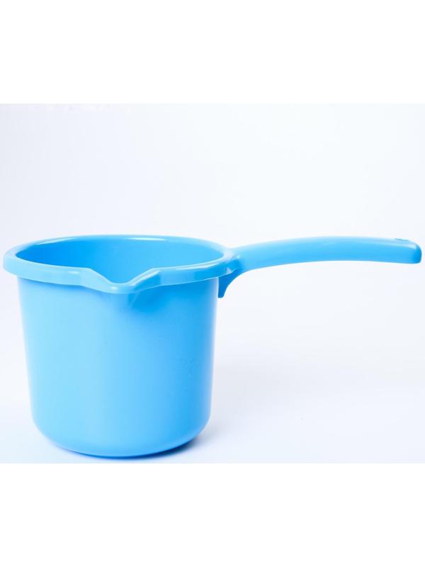 Ковш для купания и мытья головы, детский банный ковшик, хозяйственный 1,3 л, цвет МИКС
