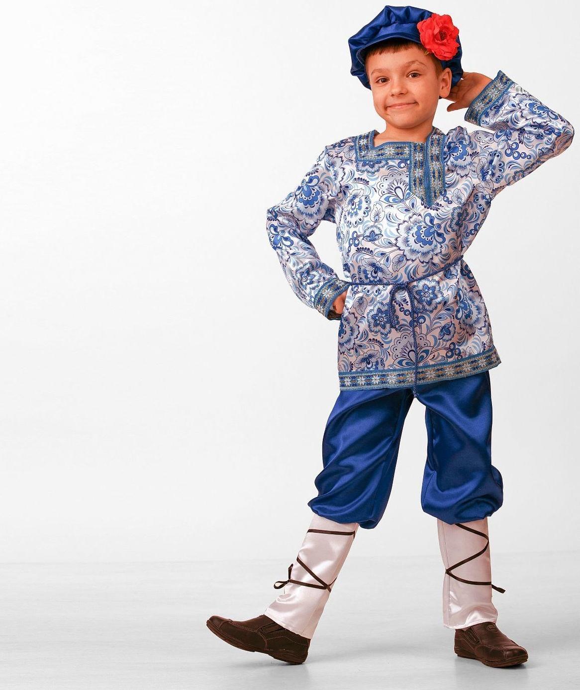 Детский карнавальный костюм «Вася-Василёк», размер 28