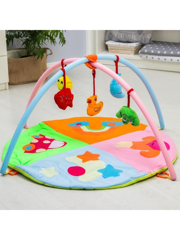 Развивающий коврик «Путешествие», с дугами, р -р 85х85х0,5 см.