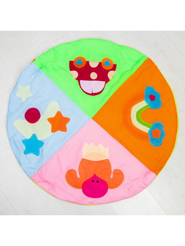 Развивающий коврик «Путешествие», с дугами, р -р 85х85х0,5 см.