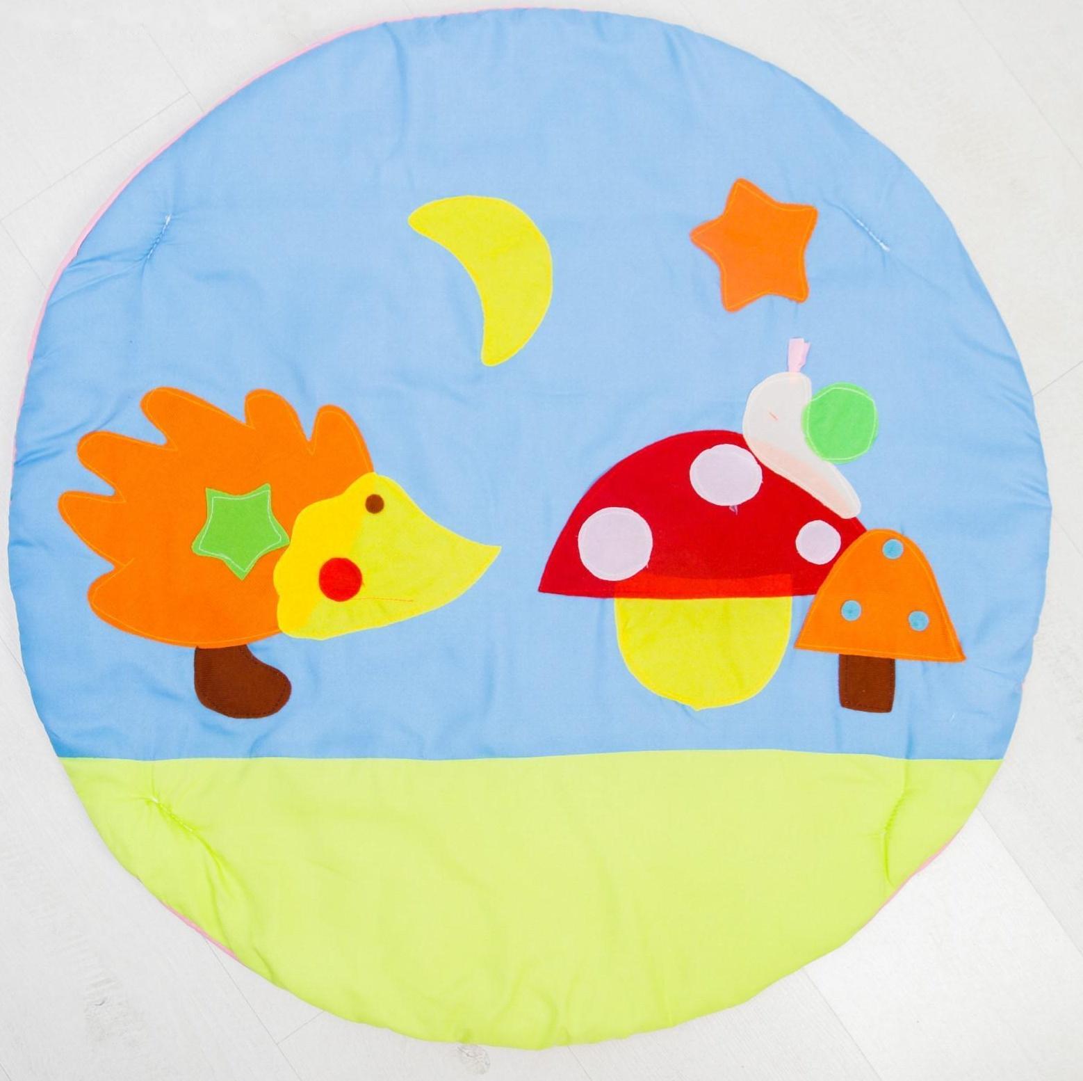 Развивающий коврик «Лесные жители», с дугами, р - р 85х85х0,5 см.