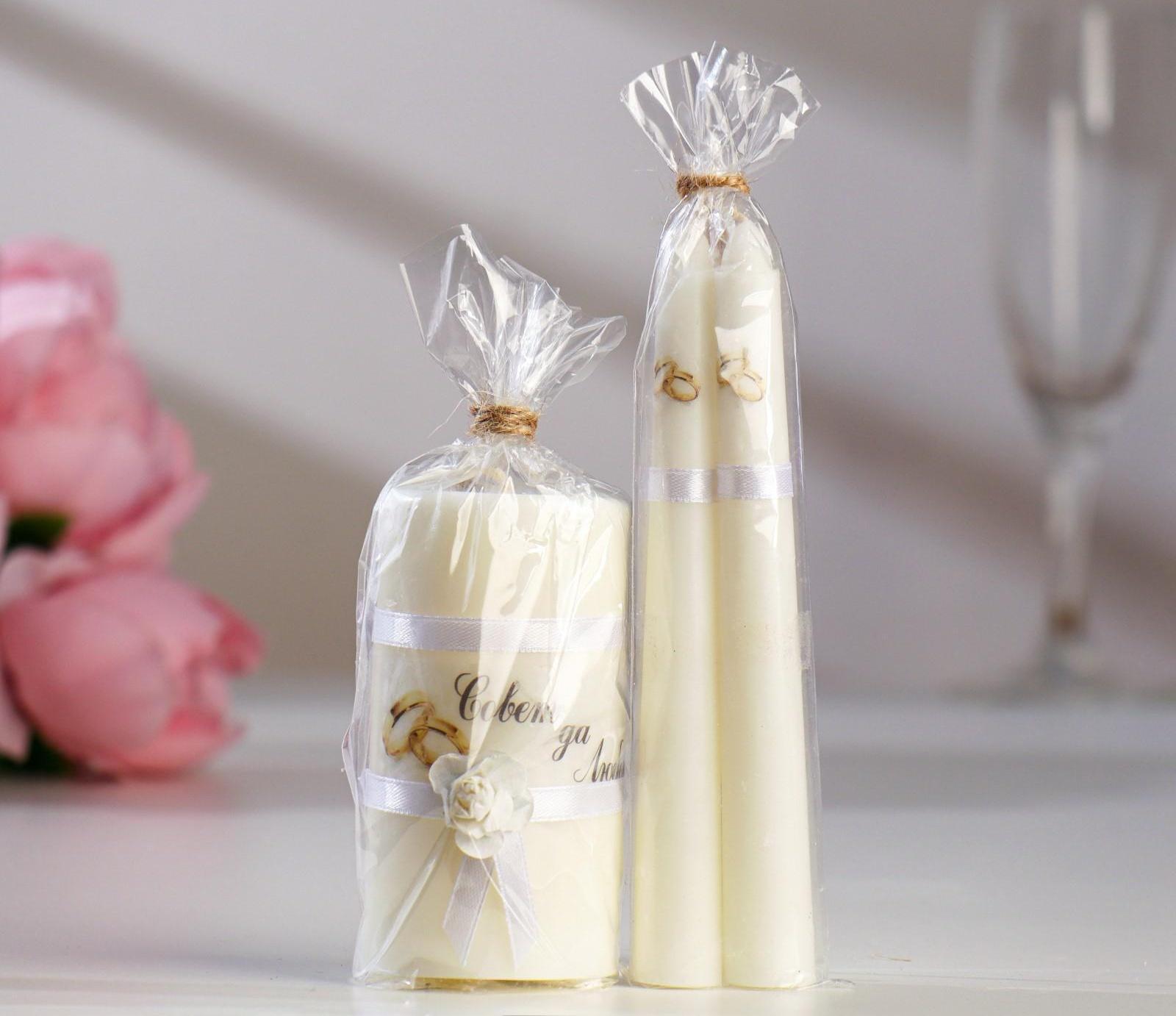 Набор свечей свадебных 