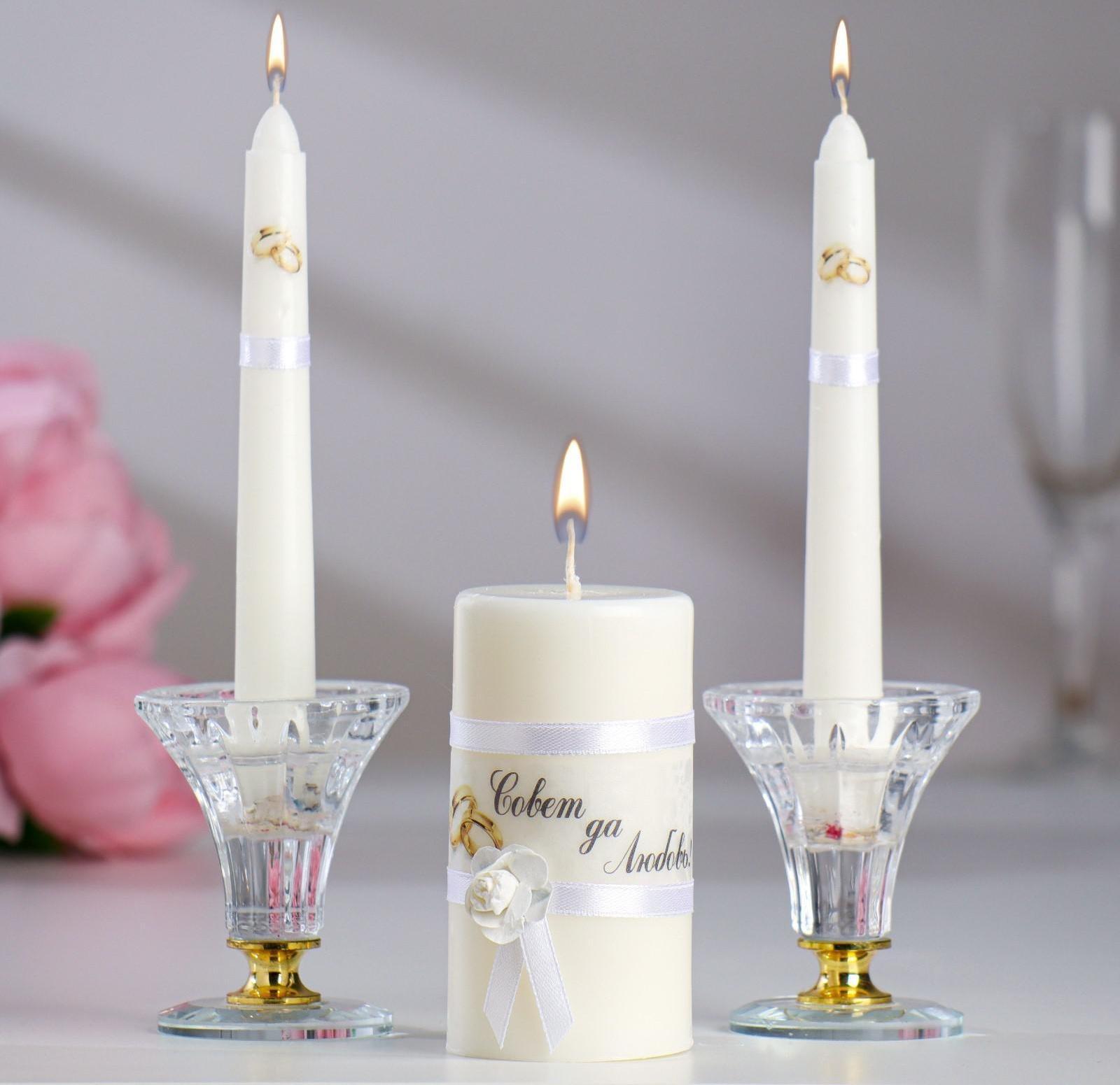 Набор свечей свадебных 