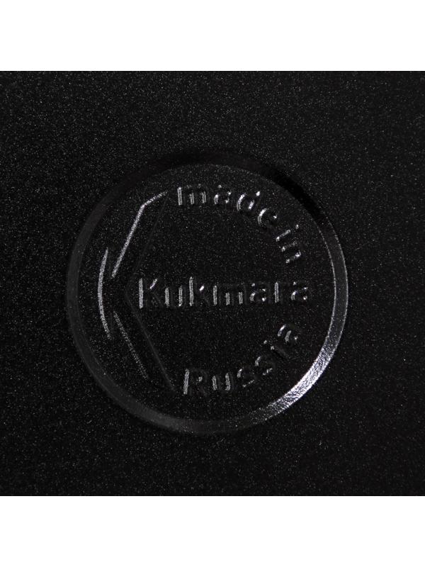 Сковорода «Традиция», d=28 см, пластиковая ручка, антипригарное покрытие, цвет чёрный