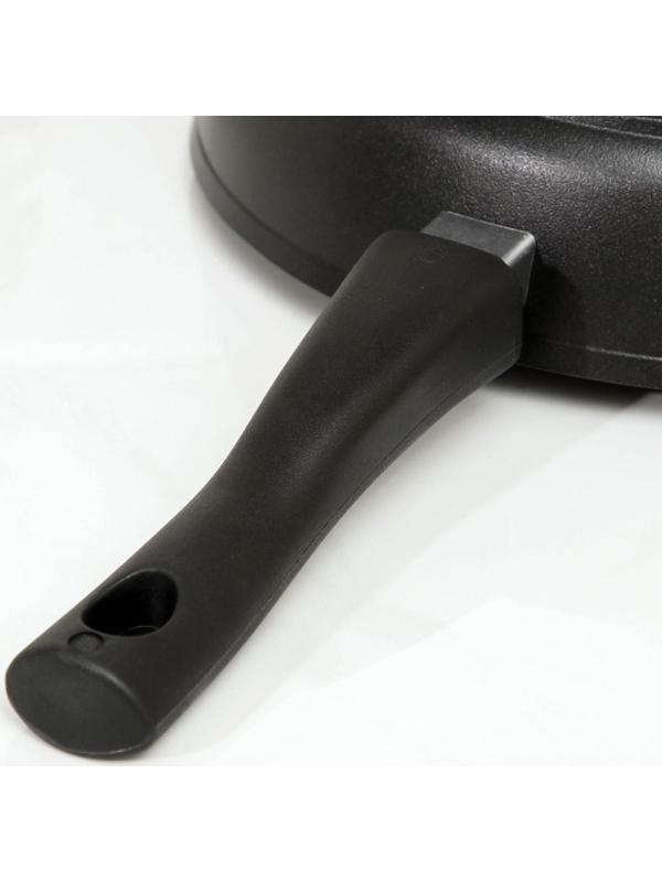 Сковорода «Традиция», d=28 см, съёмная ручка, антипригарное покрытие, цвет чёрный