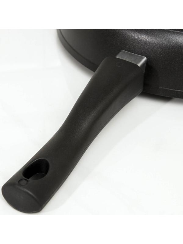 Сковорода «Традиция», d=28 см, съёмная ручка, антипригарное покрытие, цвет чёрный