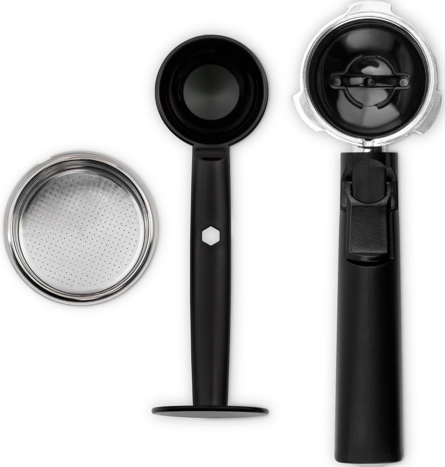 Кофеварка Vitek VT-1502 ВК, рожковая, 1140 Вт, 1.25 л, чёрная