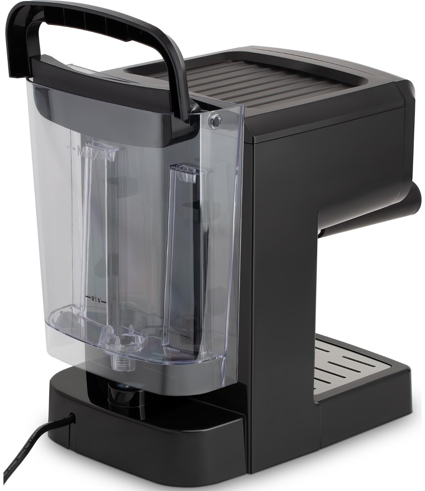 Кофеварка Vitek VT-1502 ВК, рожковая, 1140 Вт, 1.25 л, чёрная