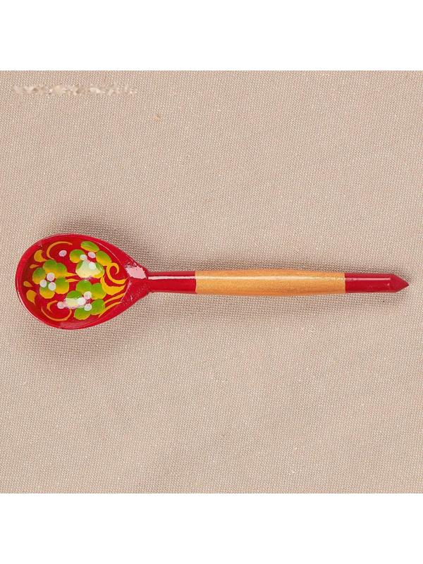 Ложка «Краснушка», чайная, хохлома, микс