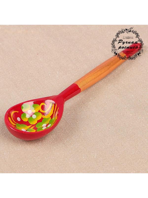Ложка «Краснушка», чайная, хохлома, микс
