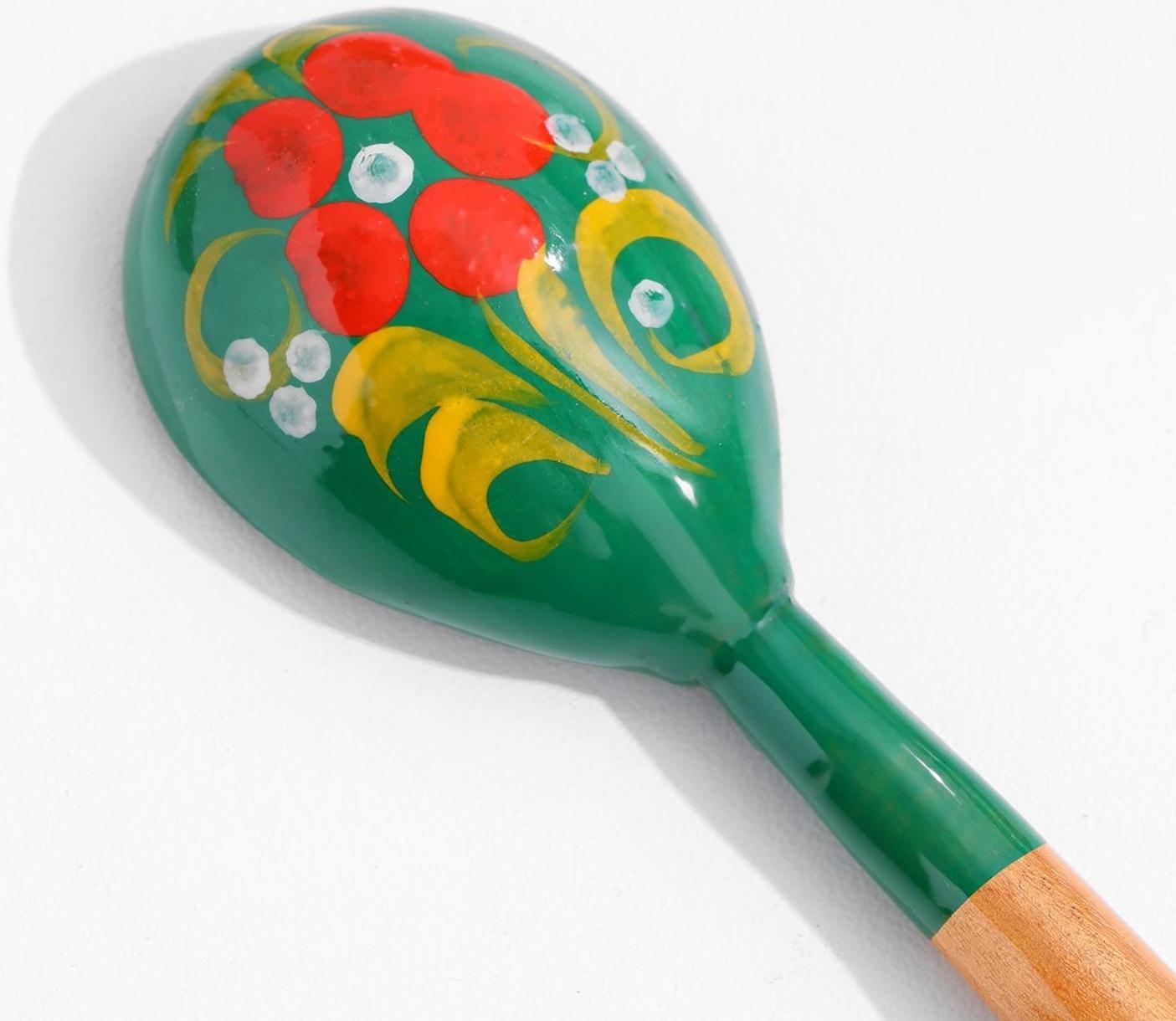 Ложка чайная «Зеленушка», 14,7×3,5 см, микс
