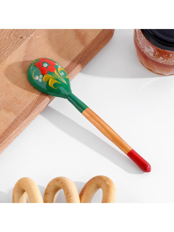 Ложка чайная «Зеленушка», 14,7×3,5 см, микс