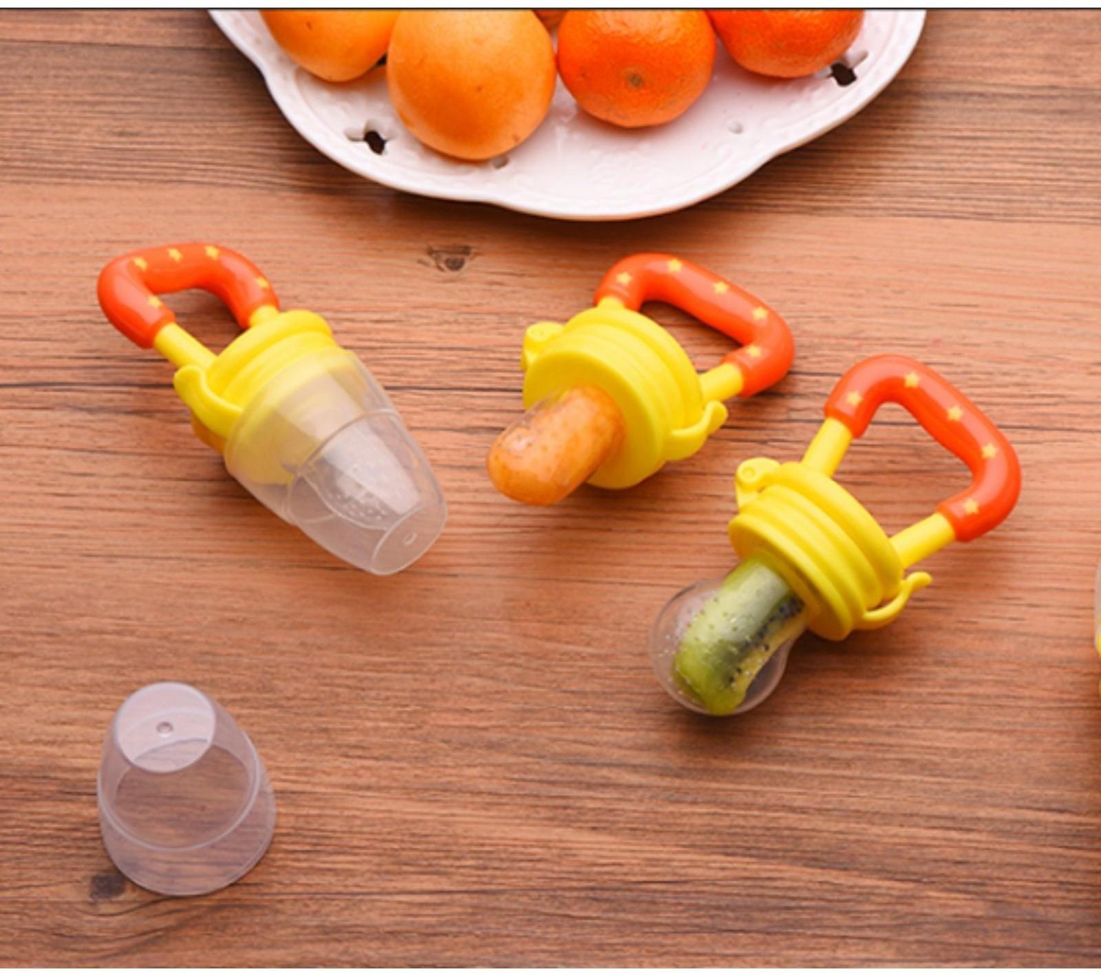 Ниблер для прикорма, с силиконовой сеточкой, цвет желтый